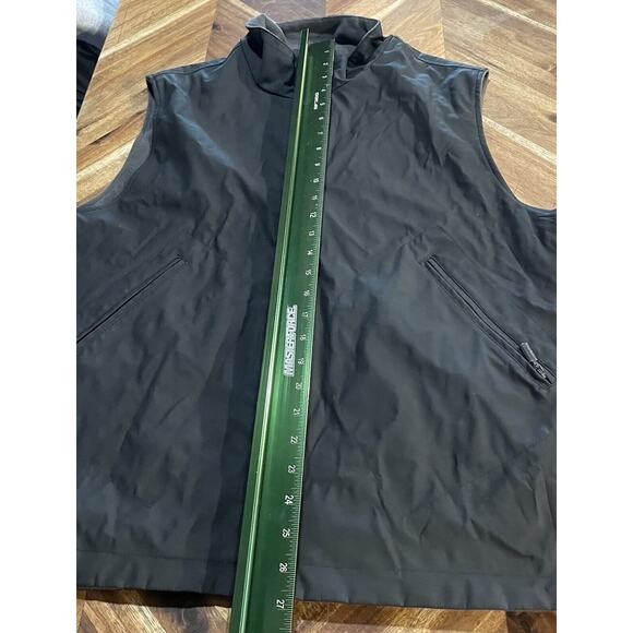 Johnston & Murphy Vest Fleece Lined Reversible Soft Shell Zip Up Mens Large - Picture 5 of 7